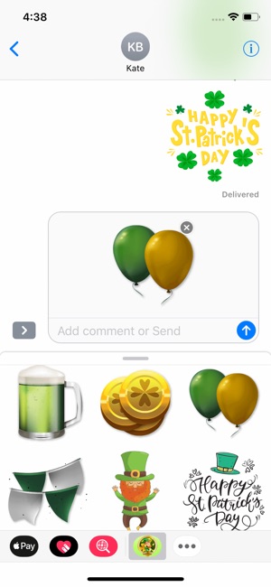 Saint Patrick Wishes Stickers(圖2)-速報App