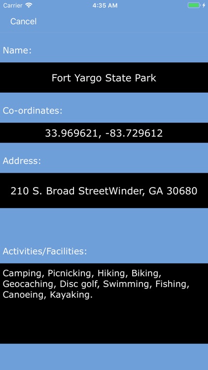 Georgia State Parks & Areas