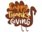 Icon Happy Thanksgiving Sticker SMS