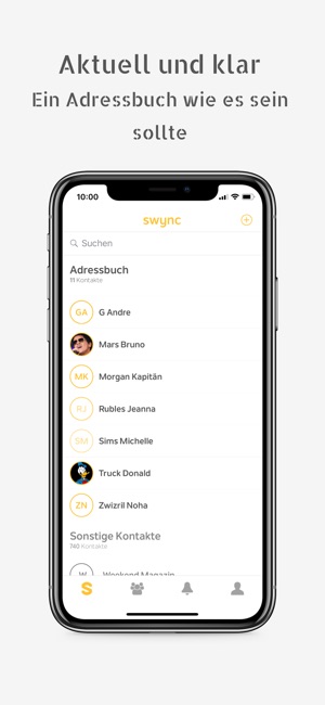 SWYNC: Adressbuch App Adressen(圖3)-速報App