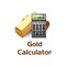 Gold Calculator provides simple and advanced mathematical functions in a beautifully designed app