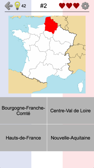 How to cancel & delete French Regions: France Quiz from iphone & ipad 1