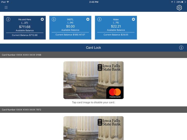 Iowa Falls State Bank for iPad screenshot-4