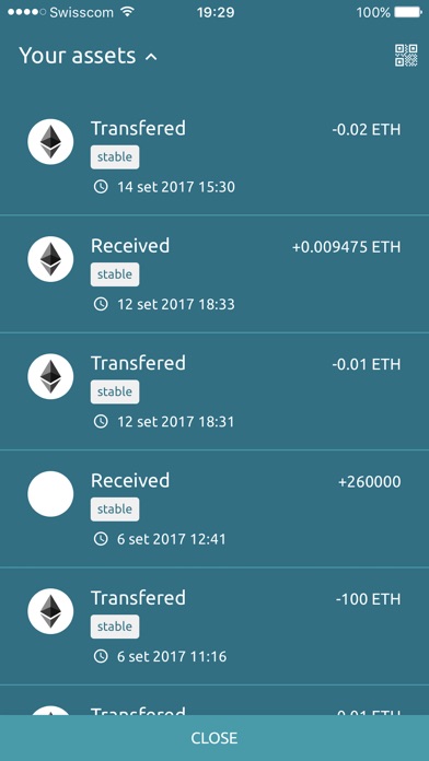 Eidoo Ethereum Bitcoin Wallet screenshot 4