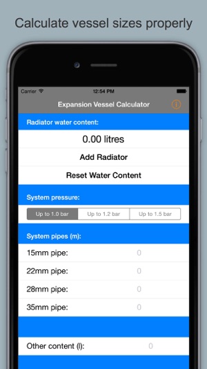 Expansion Vessel Calc & Guide