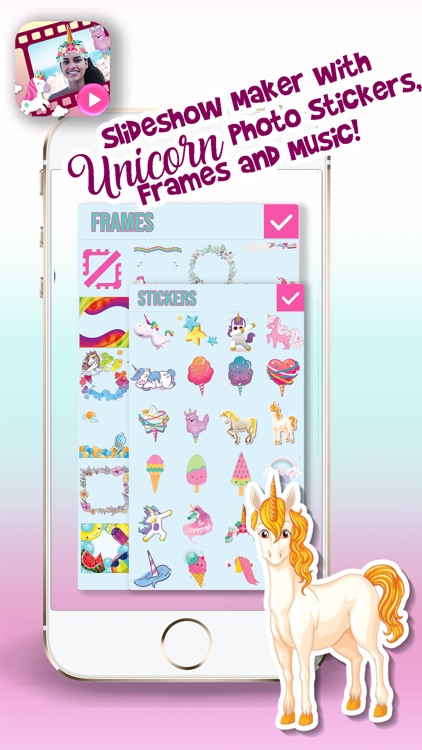 Unicorn Video Maker with Music screenshot-4