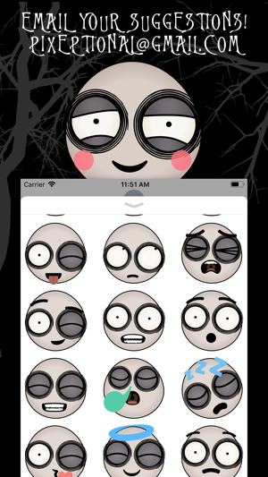 Burtonmoji - Gothic Emoji(圖3)-速報App