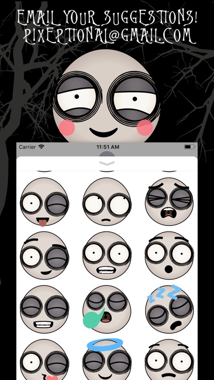 Burtonmoji - Gothic Emoji