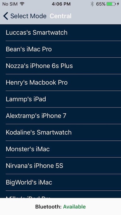 bt notice app in remote device - smart bluetooth
