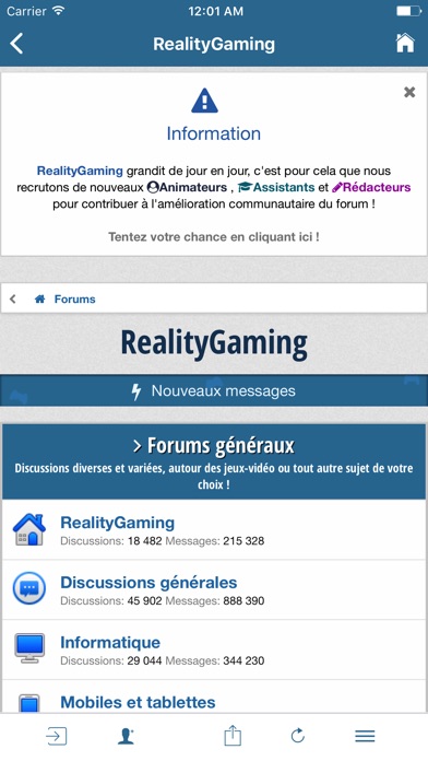 RealityGaming.fr screenshot 2