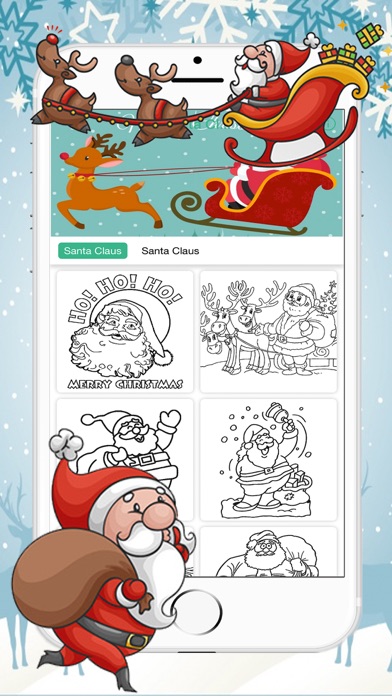 How to cancel & delete Santa Claus - Merry Christmas Coloring Book from iphone & ipad 1