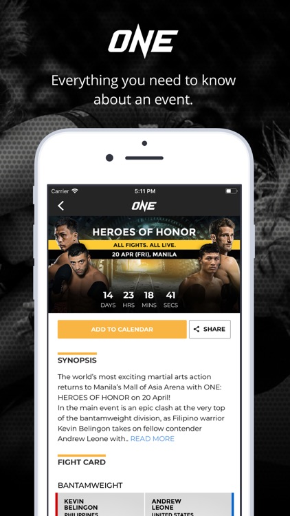 ONE Championship screenshot-3