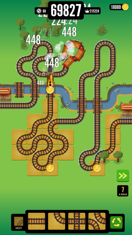 Gold Train FRVR - Railway Maze