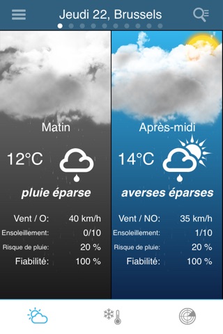 Weather for Belgium Pro screenshot 2
