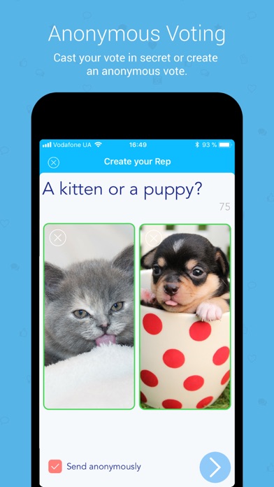 Rep - The Voting App screenshot 2