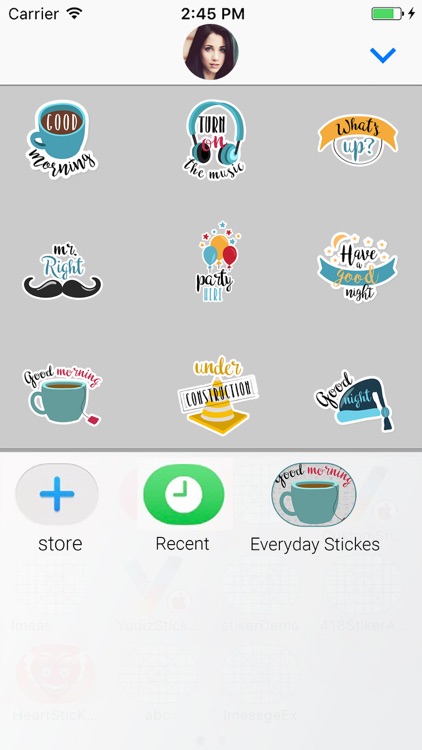 Everyday Animated Text Sticker screenshot-3