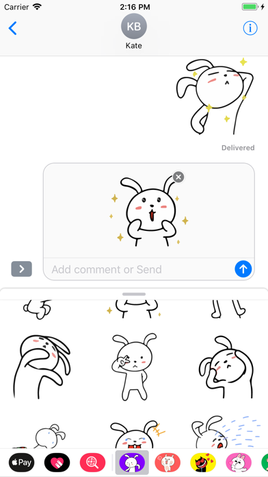Lily Funny Emotes for Texting screenshot 2
