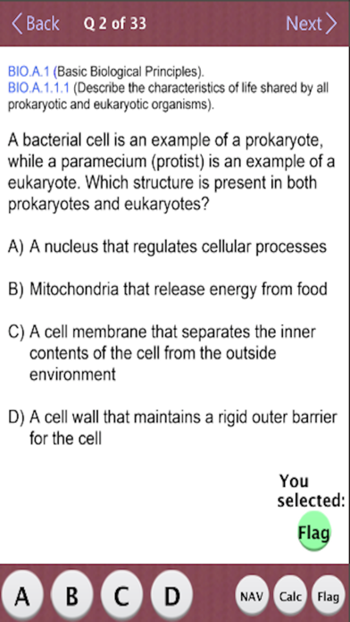 FL NGSSS Biology Practice Test screenshot 4