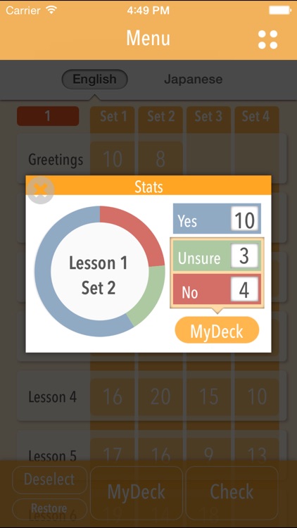 GENKI Vocab Cards