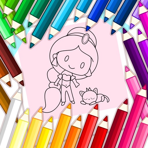 Chibi Princess Drawing iOS App