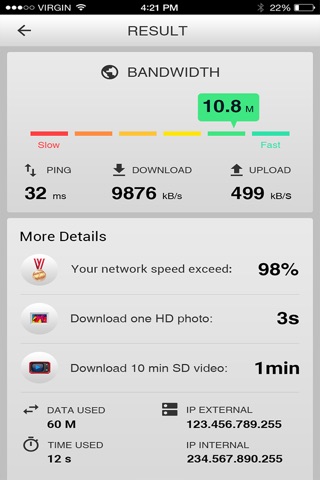 SPEED TEST MASTER - Wifi test screenshot 3