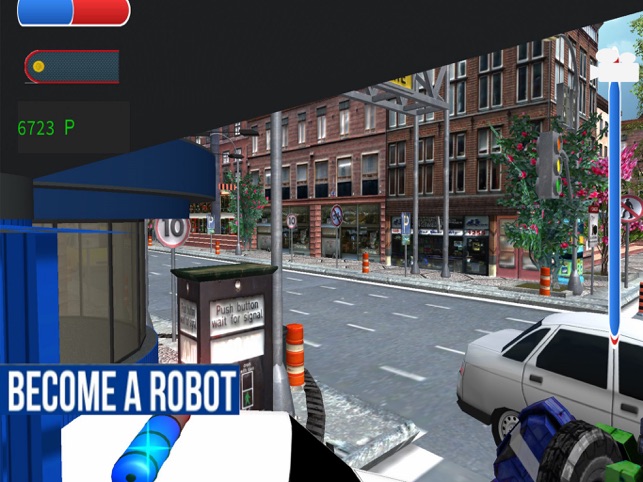 Become Robo Police, game for IOS