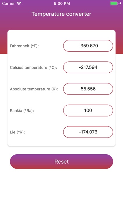 Temperature converter! screenshot-4