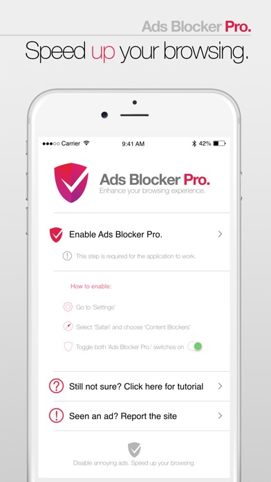 Ads Blocker Pro. screenshot 2