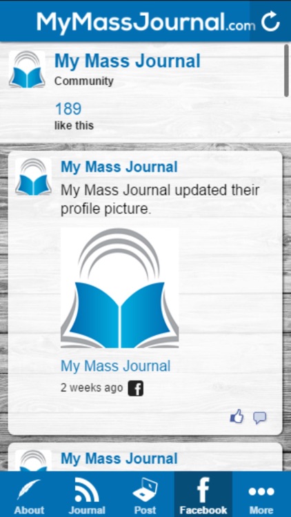 My Mass Journal