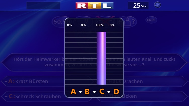 Wer wird Millionär? Training