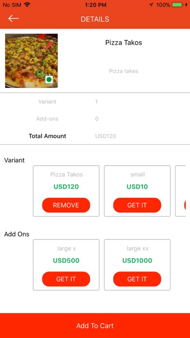 LS Customer Food Ordering screenshot 4