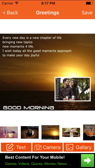 How to cancel & delete Good Morning Card Creator from iphone & ipad 4