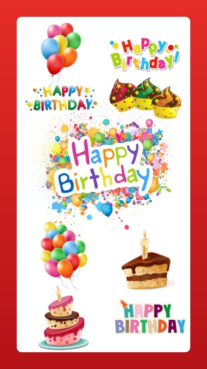 Happy Birthday Sticker HBD App