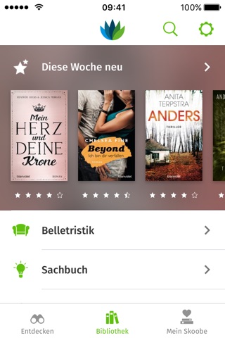 Skoobe: eBooks und Hörbücher screenshot 2