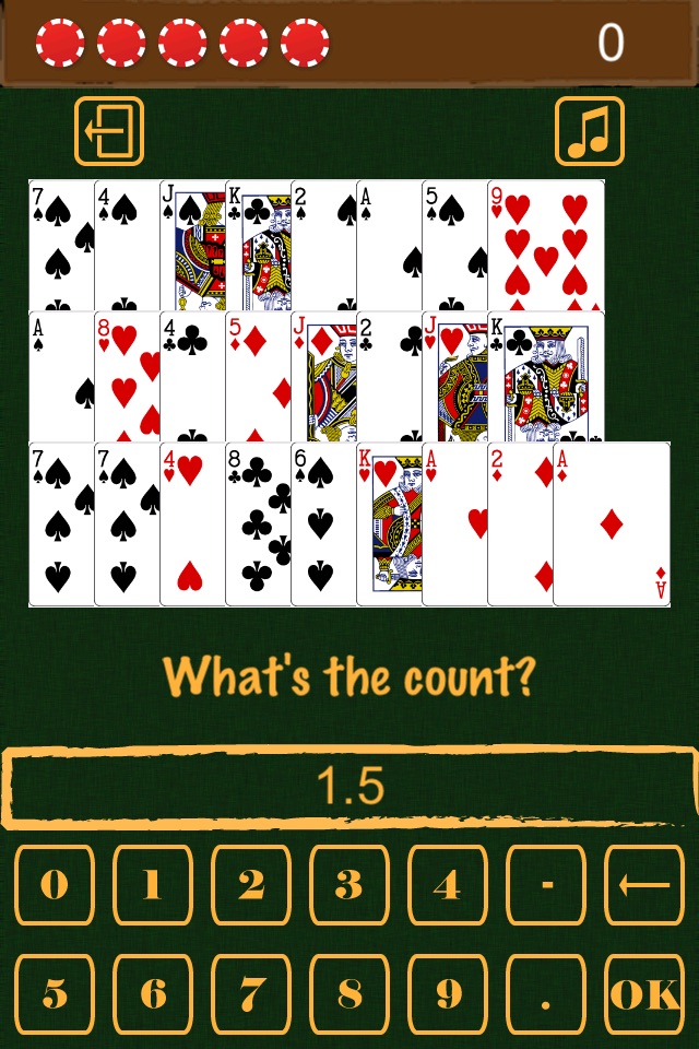 Blackjack Card Counting Practice screenshot 4