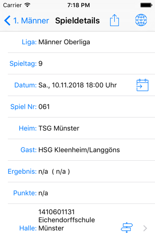 TSG Münster Handball screenshot 3