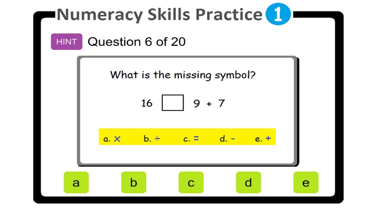 Numeracy Skills Practice 2