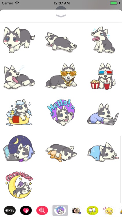 Husky Dog Stickers screenshot-3