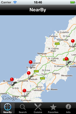 Cornwall Restaurant Guide screenshot 3