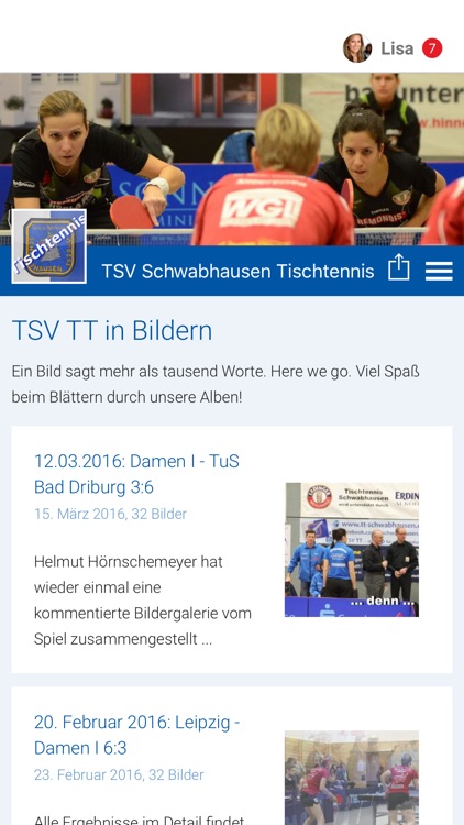 TSV Schwabhausen Tischtennis