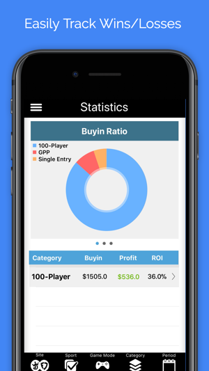 DFS Bankroll Tracker