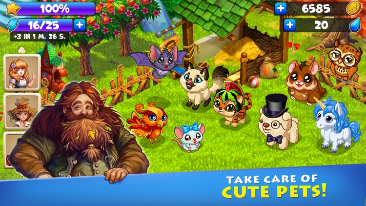 Farmdale - Magical world family farm screenshot-2