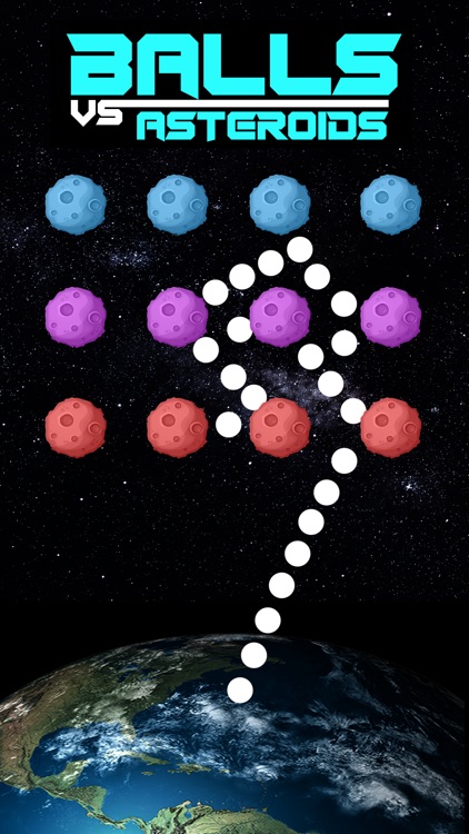 Balls VS Asteroids- Number Hit screenshot-0