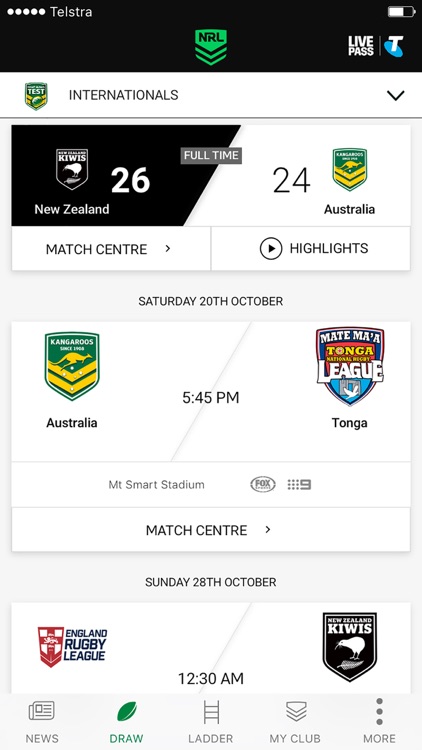 NRL Official App