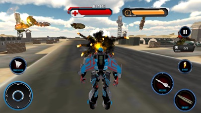Prime Mech Robot Air War screenshot 3
