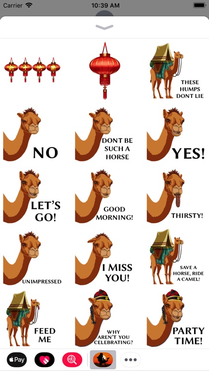 Silk Road Camel Stickers