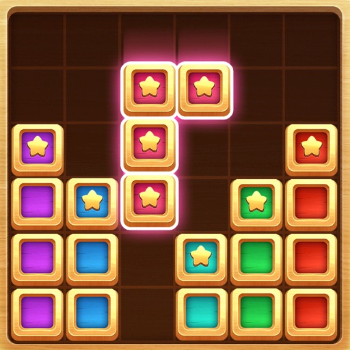 Block Puzzle - Wood Star Icon