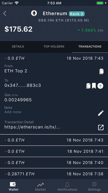 Wallet Alarm - Crypto Monitor screenshot-4