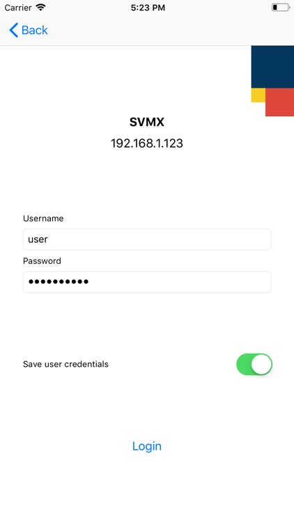 S-VMX Client Mobile