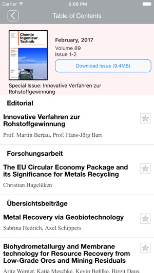 Chemie Ingenieur Technik(圖2)-速報App